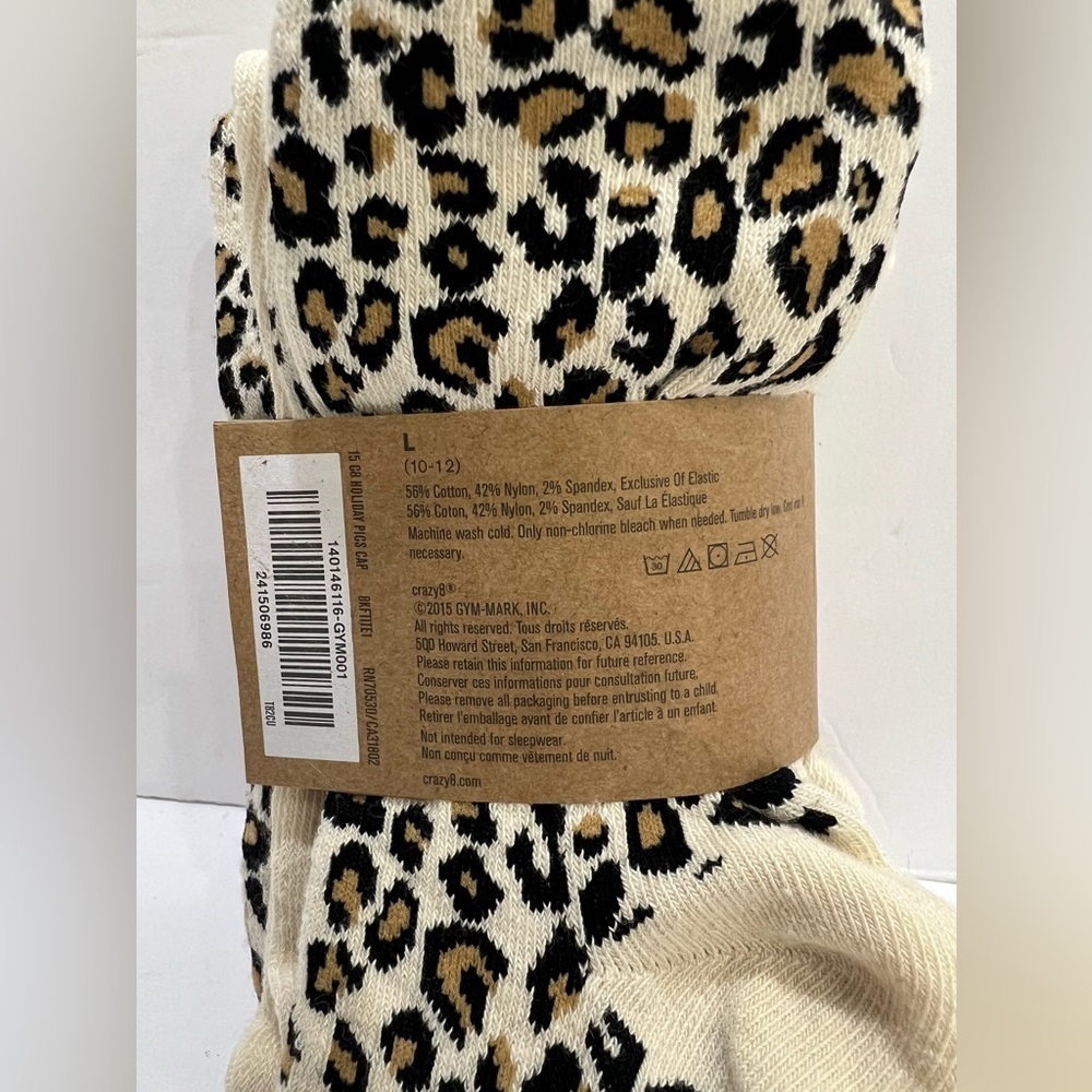 Crazy 8 Leopard Print Fashion Tights - Picture 3 of 6